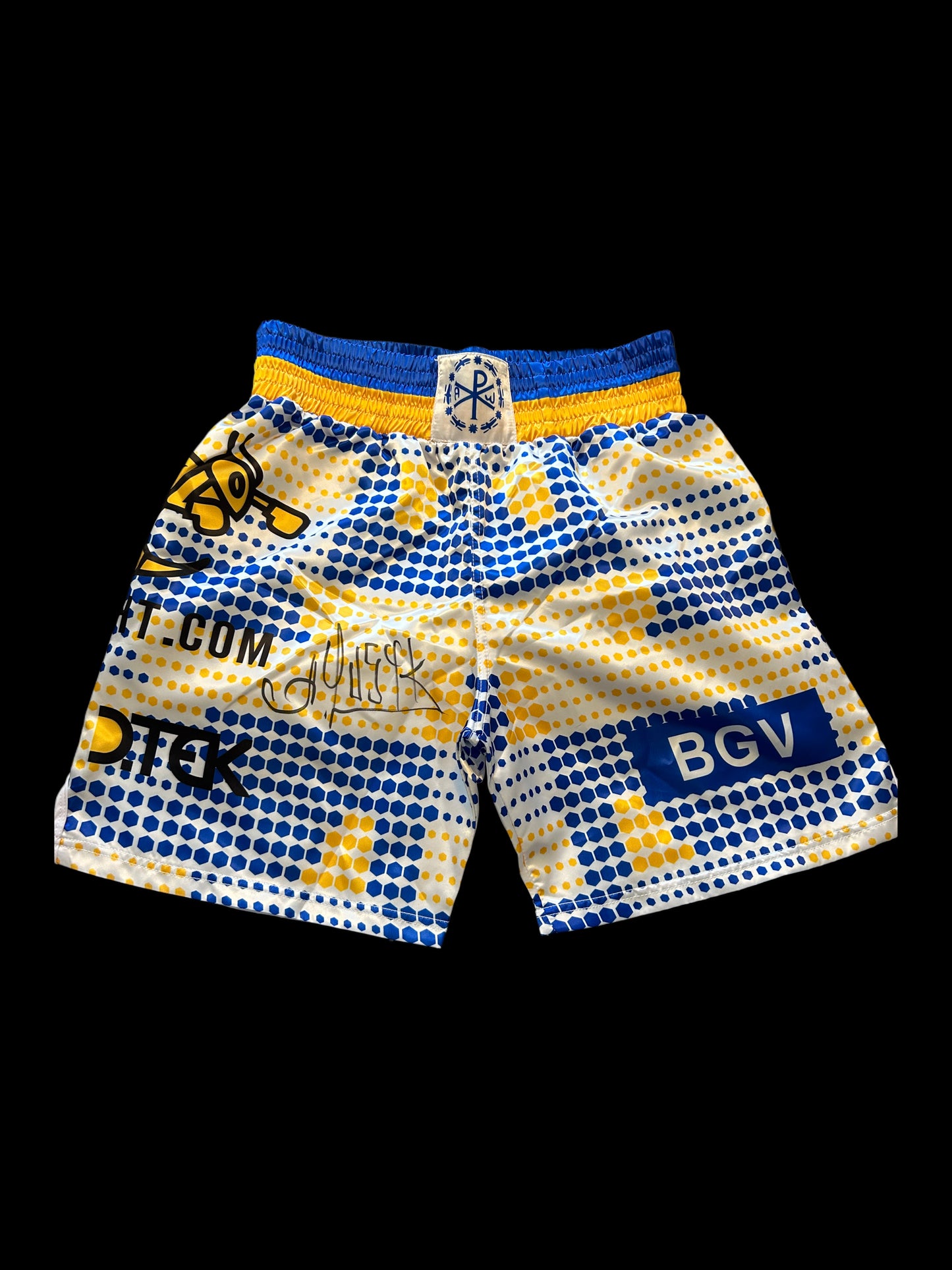 Oleksandr Usyk UNDISPUTED Vs Fury Replica Hand Signed Shorts 2