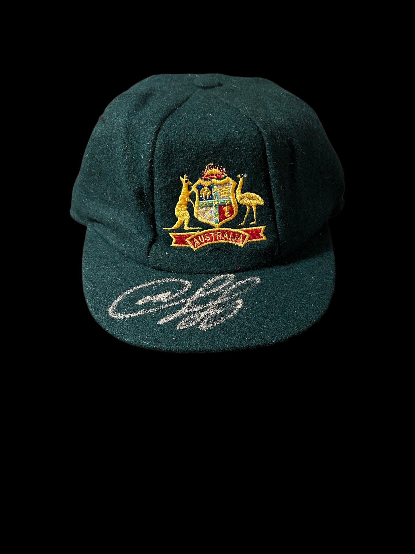 Marnus Labuschagne Australia Cricket Hand Signed Baggy Cap