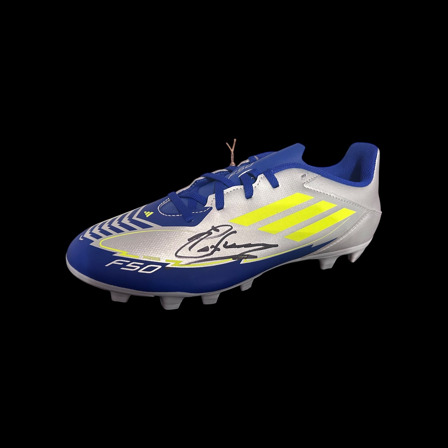 Chris Waddle Hand Signed Adidas Football Boots