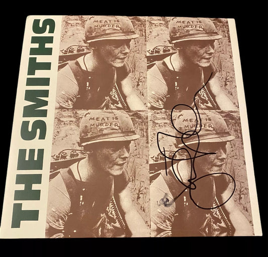 The Smiths, Johnny Marr “MEAT IS MURDER” Hand Signed Vinyl