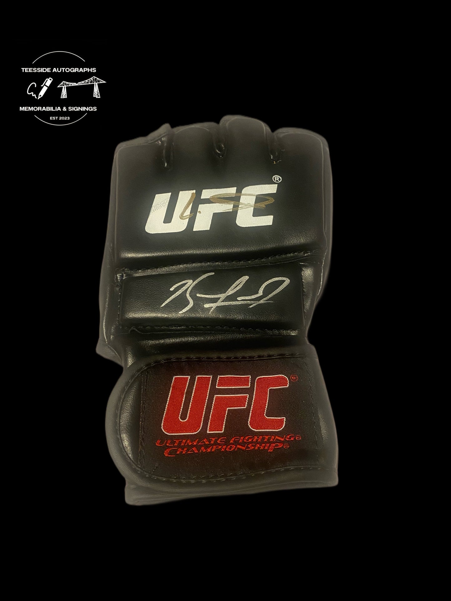 Leon Edwards & Kamara Usman Dual Signed UFC Glove 2.