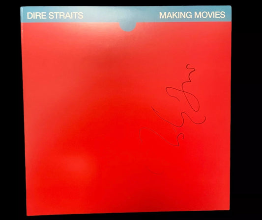 Dire Straits Mark Knopfler Hand Signed Vinyl “MAKING MOVIES”