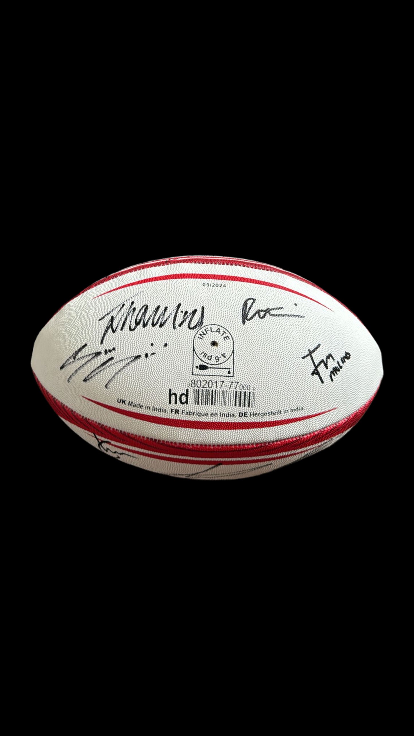 Exeter Chiefs Hand Signed Full Squad Rugby Ball