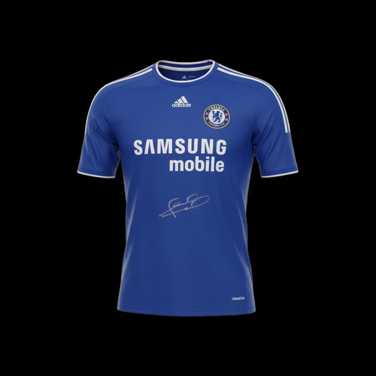 Frank Lampard Chelsea 2006-07 Hand Signed Front Home Shirt
