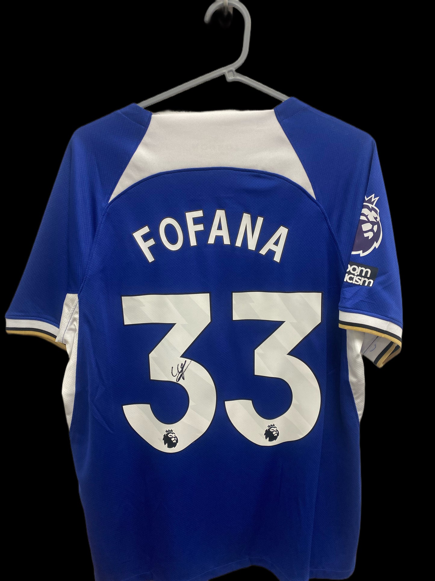 Wesley Fofana Chelsea Hand Signed Home Shirt