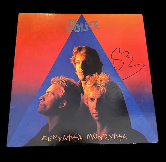 The Police - “Zenyatta Mondatta” Hand Signed By Sting Vinyl 1