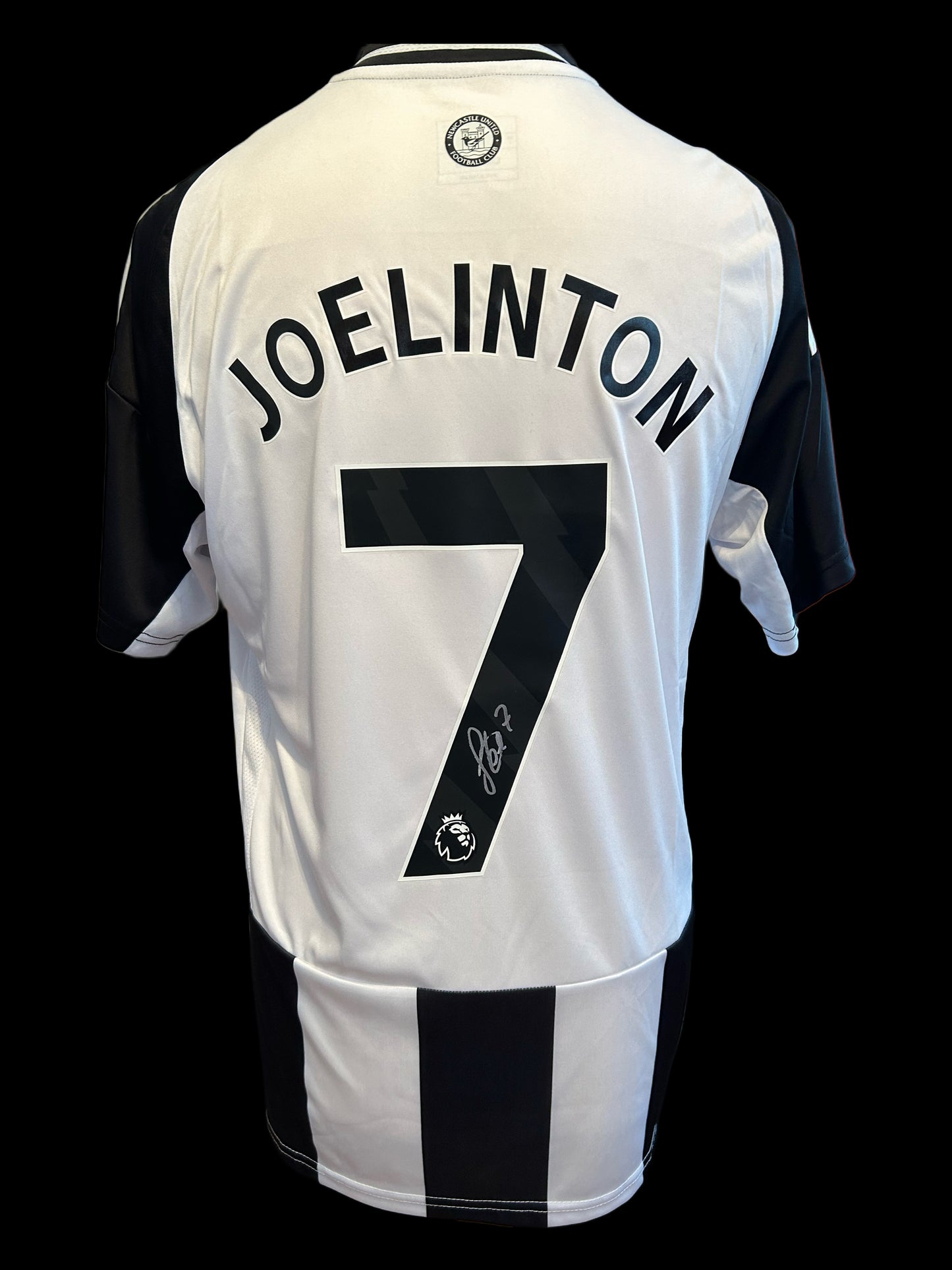 Joelinton Newcastle United 2024-25 Hand Signed Home Shirt