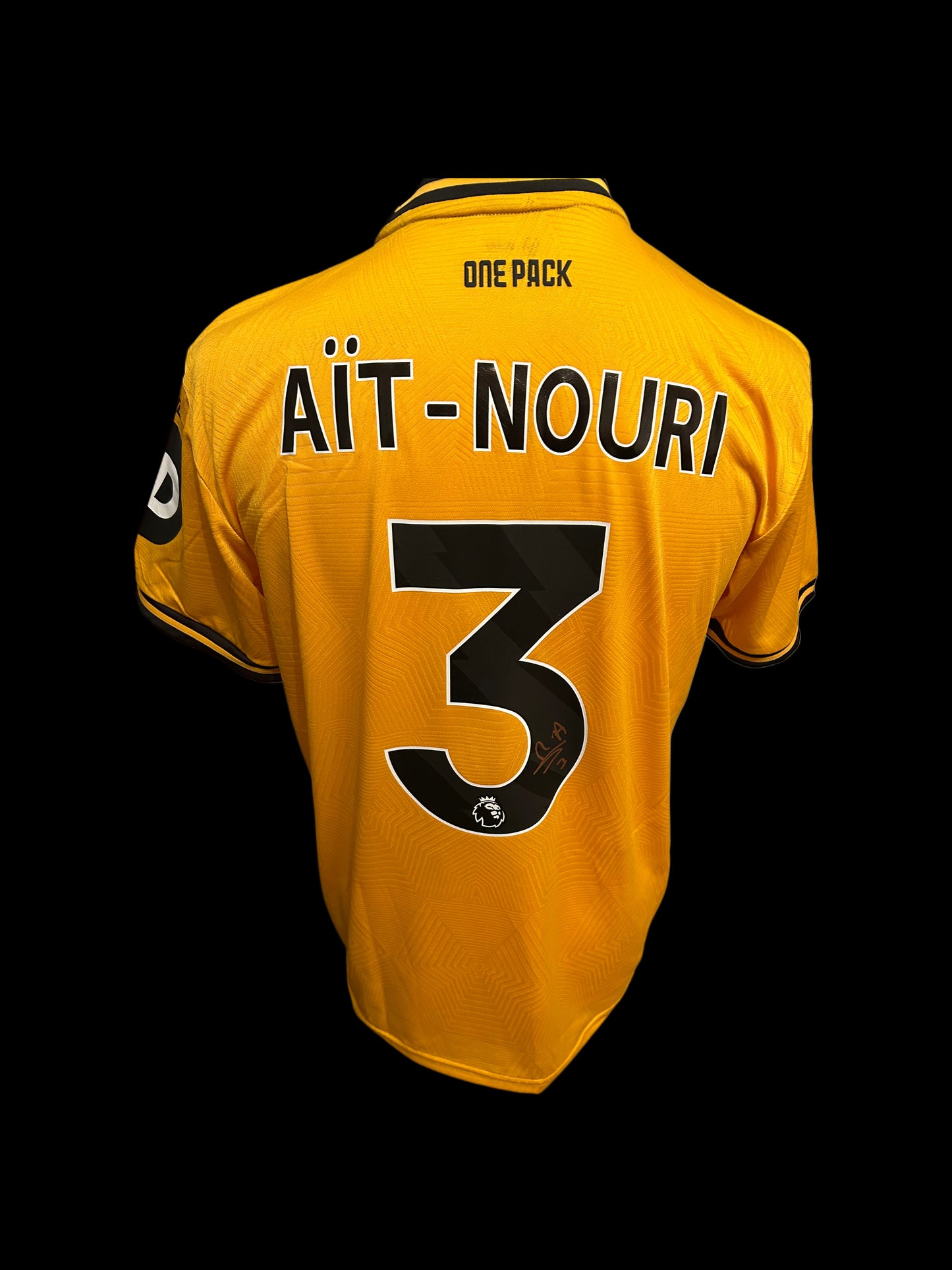 Rayan Ait- Nouri Wolverhampton Wanderers Hand Signed 2024-25 Home Shirt