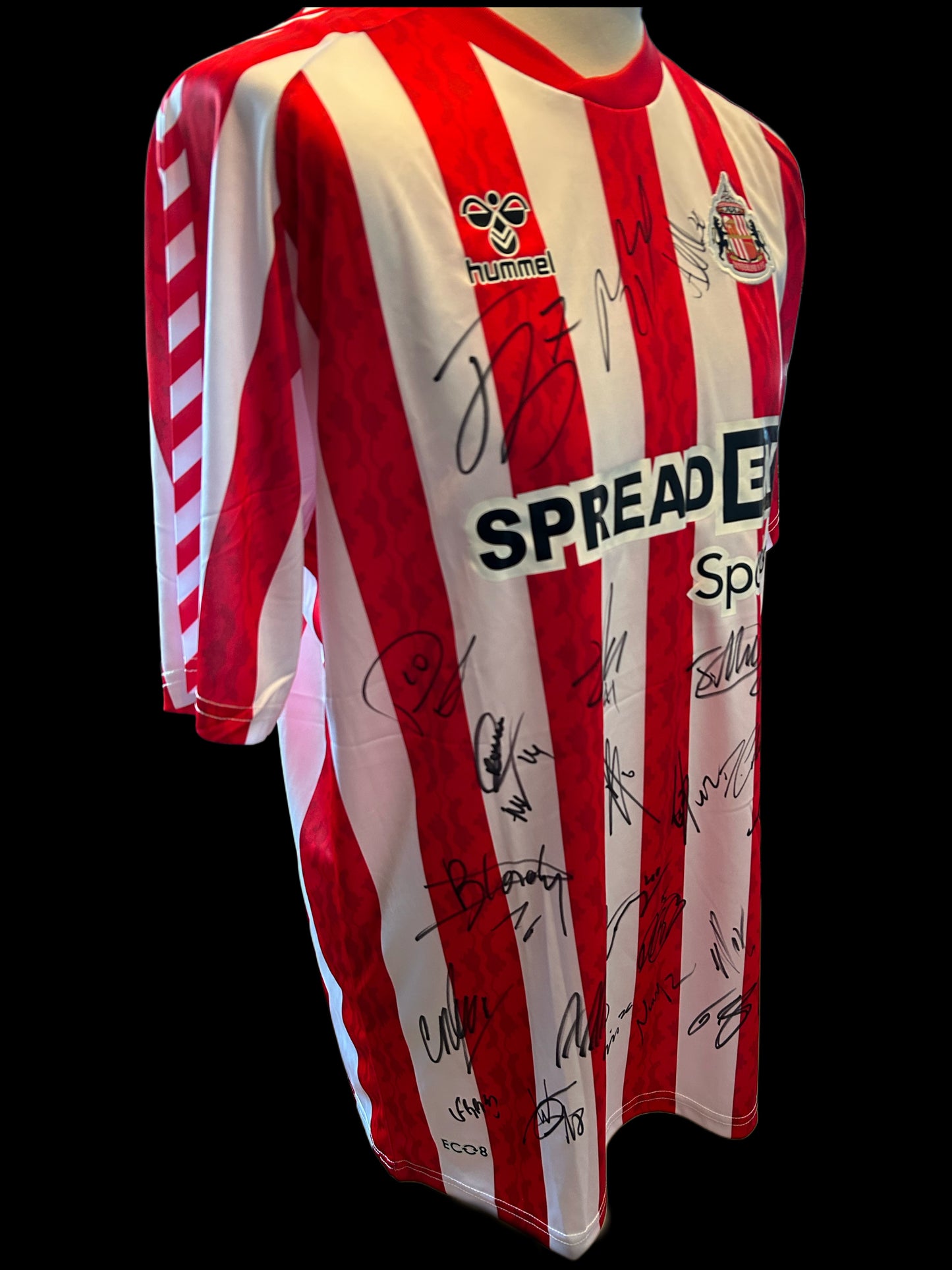 Sunderland Hand Signed Full Squad 2024-25 Home Shirt