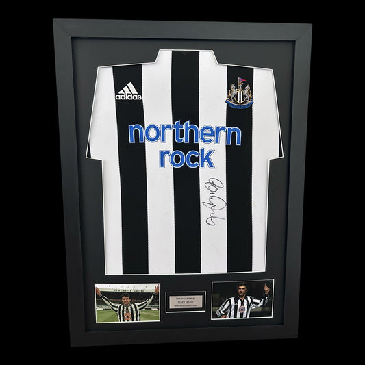 Gary Speed Newcastle United Legend FRAMED Hand Signed Display
