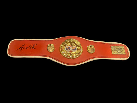 Ricky Hatton Hand Signed Mini IBF Belt