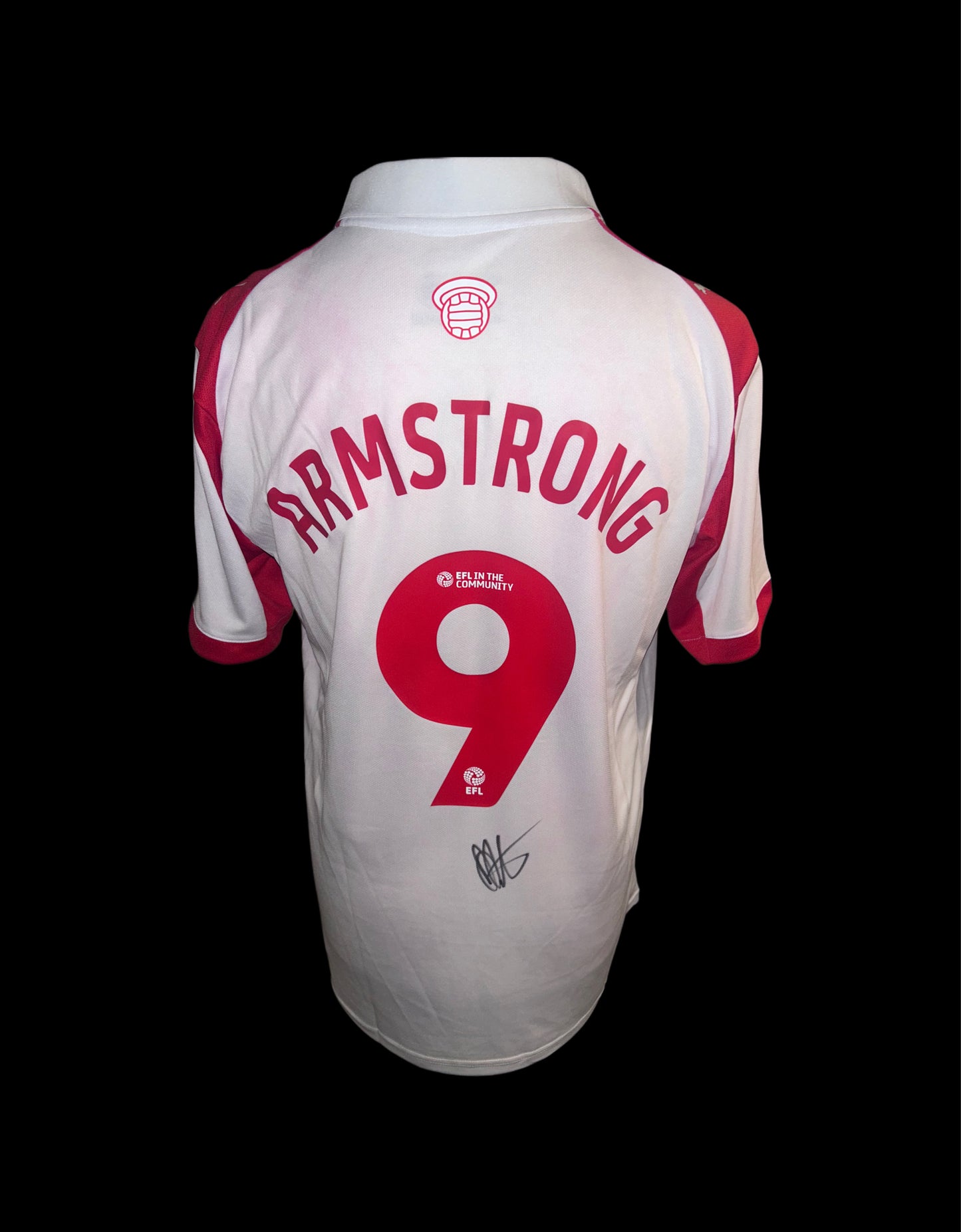 Adam Armstrong Southampton 2025-26 Hand Signed Home Shirt