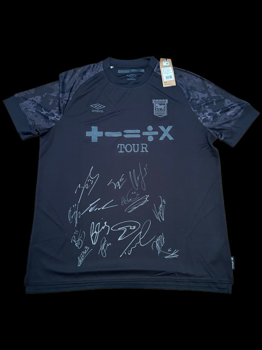 Ipswich Town 2024-25 Squad Hand Signed Blackout Shirt