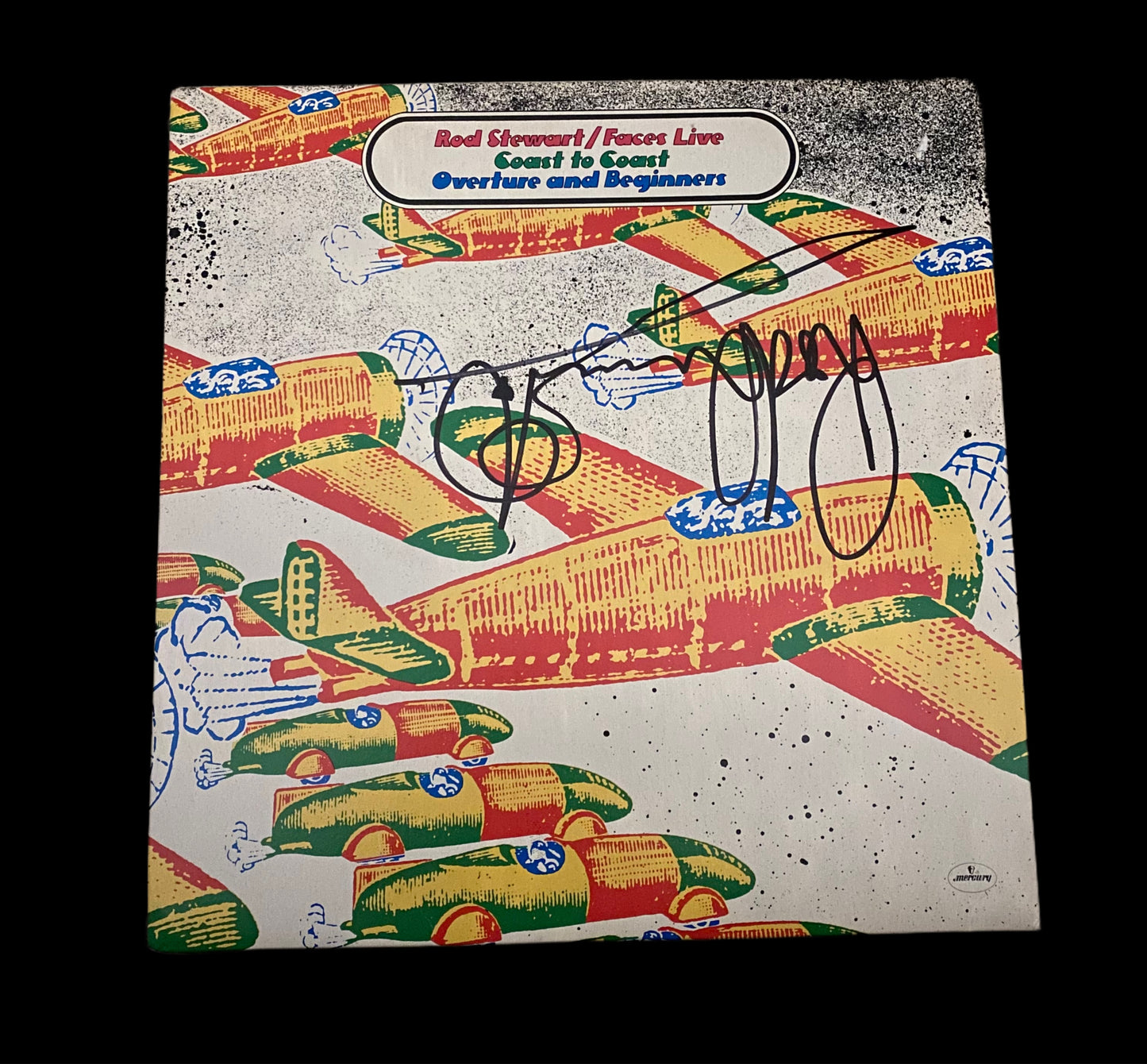 Rod Stewart “Coast To Coast” Hand Signed Vinyl.