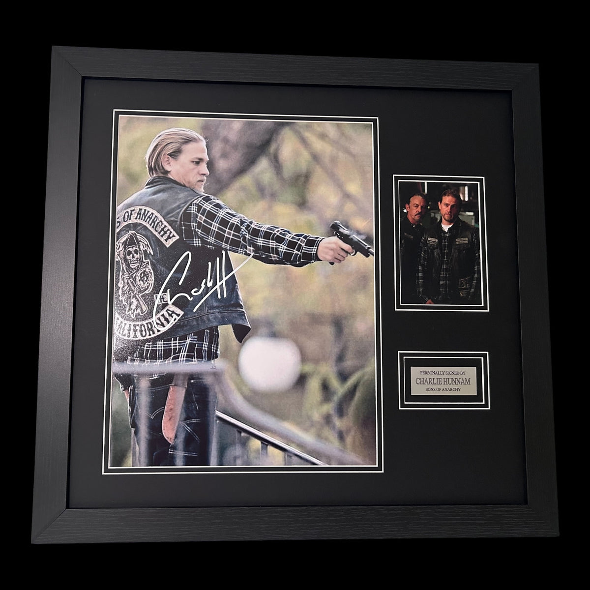 Charlie Hunnam Sons Of Anarchy “JAX” Hand Signed FRAMED Display 3