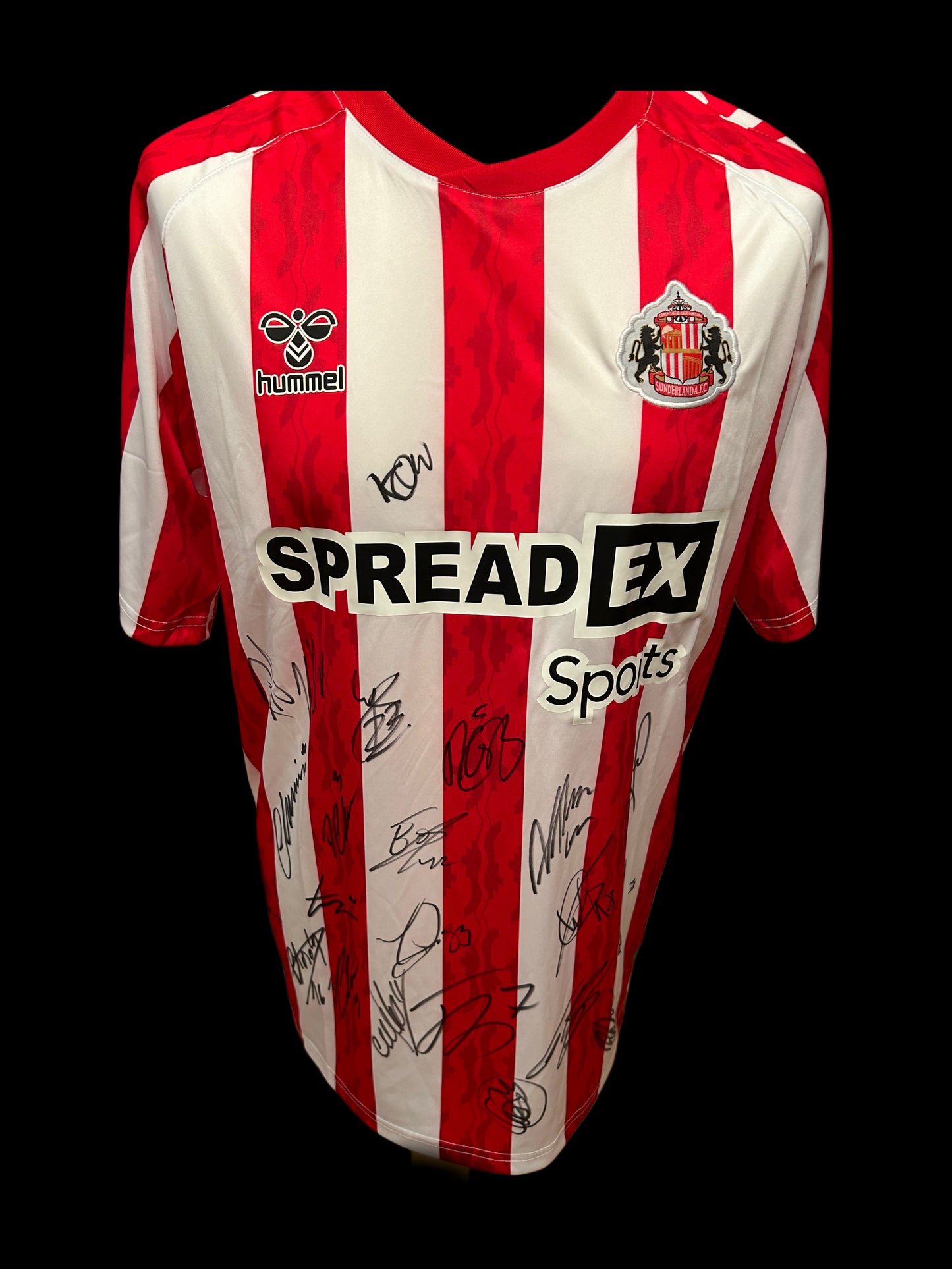 Sunderland Hand Signed Full Squad 2024-25 Home Shirt 1