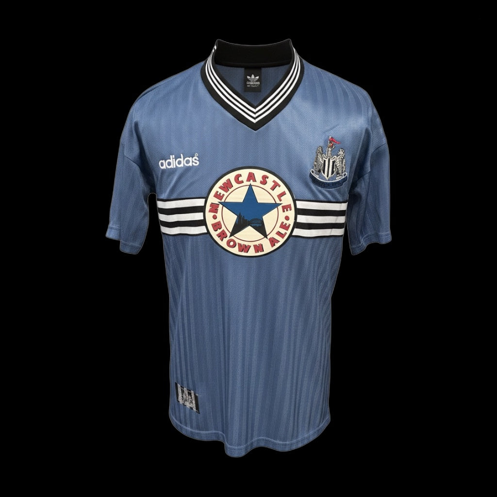 Peter Beardsley Newcastle United 1996-97 Hand Signed Away Shirt