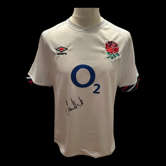 James Haskell England Rugby Hand Signed Shirt 1