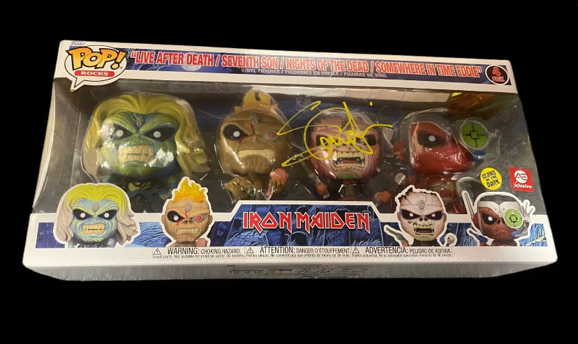 Iron Maiden, Steve Harris Hand Signed Funko Pop