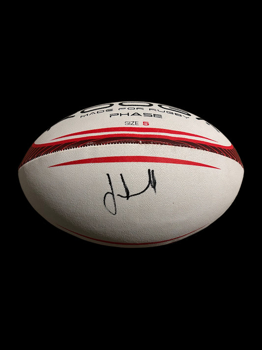 James Haskell England Rugby Hand Signed Ball