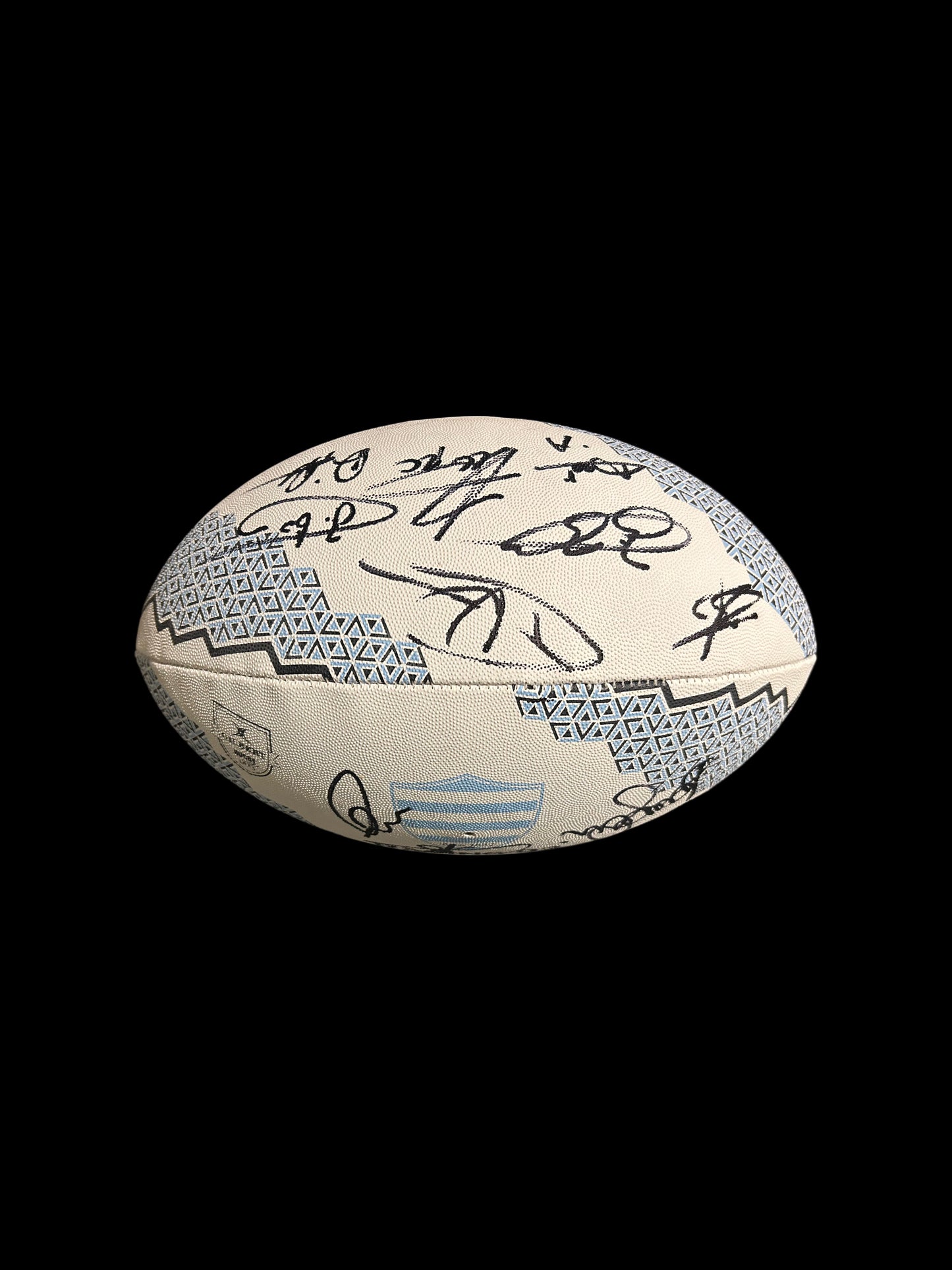 Racing 92 2024-25 Rugby Hand Signed Size 5 Squad Ball 2