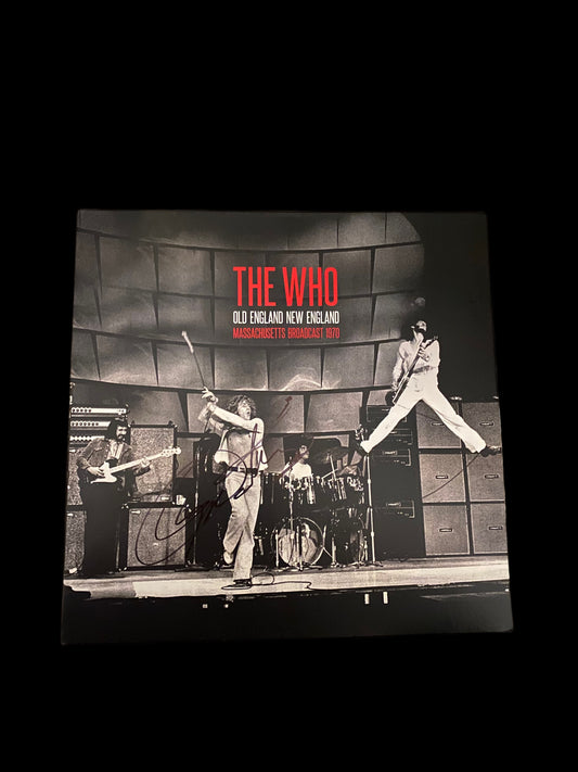 The Who - “Old England New England” Roger Daltrey Hand Signed Vinyl