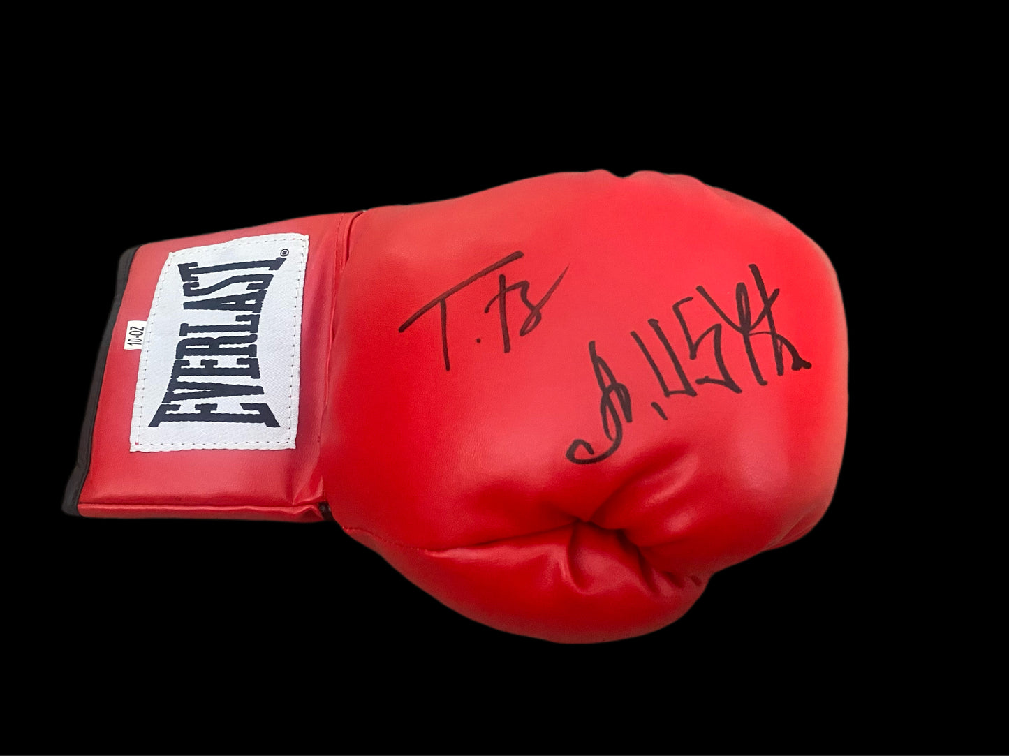 Tyson Fury Vs Oleksandr Usyk Hand Signed Dual Glove 1