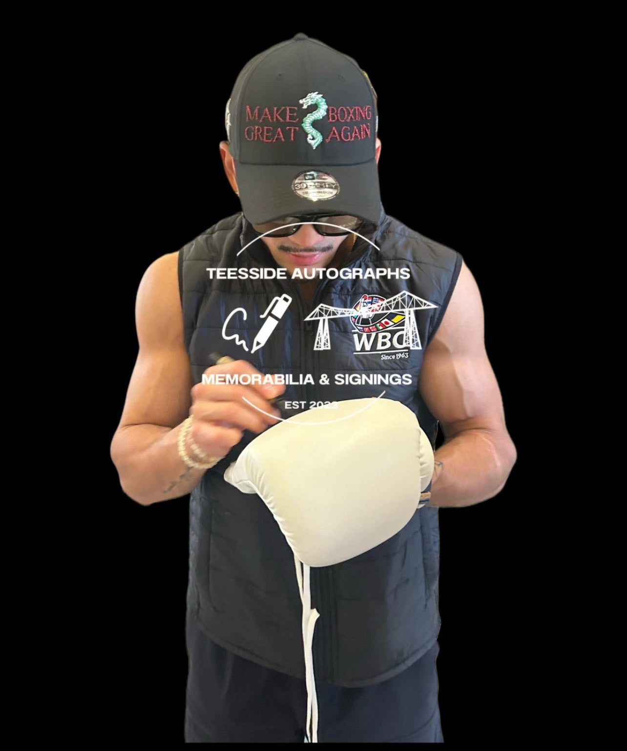 Teofimo Lopez Hand Signed Boxing Glove