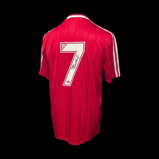Peter Beardsley Liverpool 1987 Retro Hand Signed Shirt