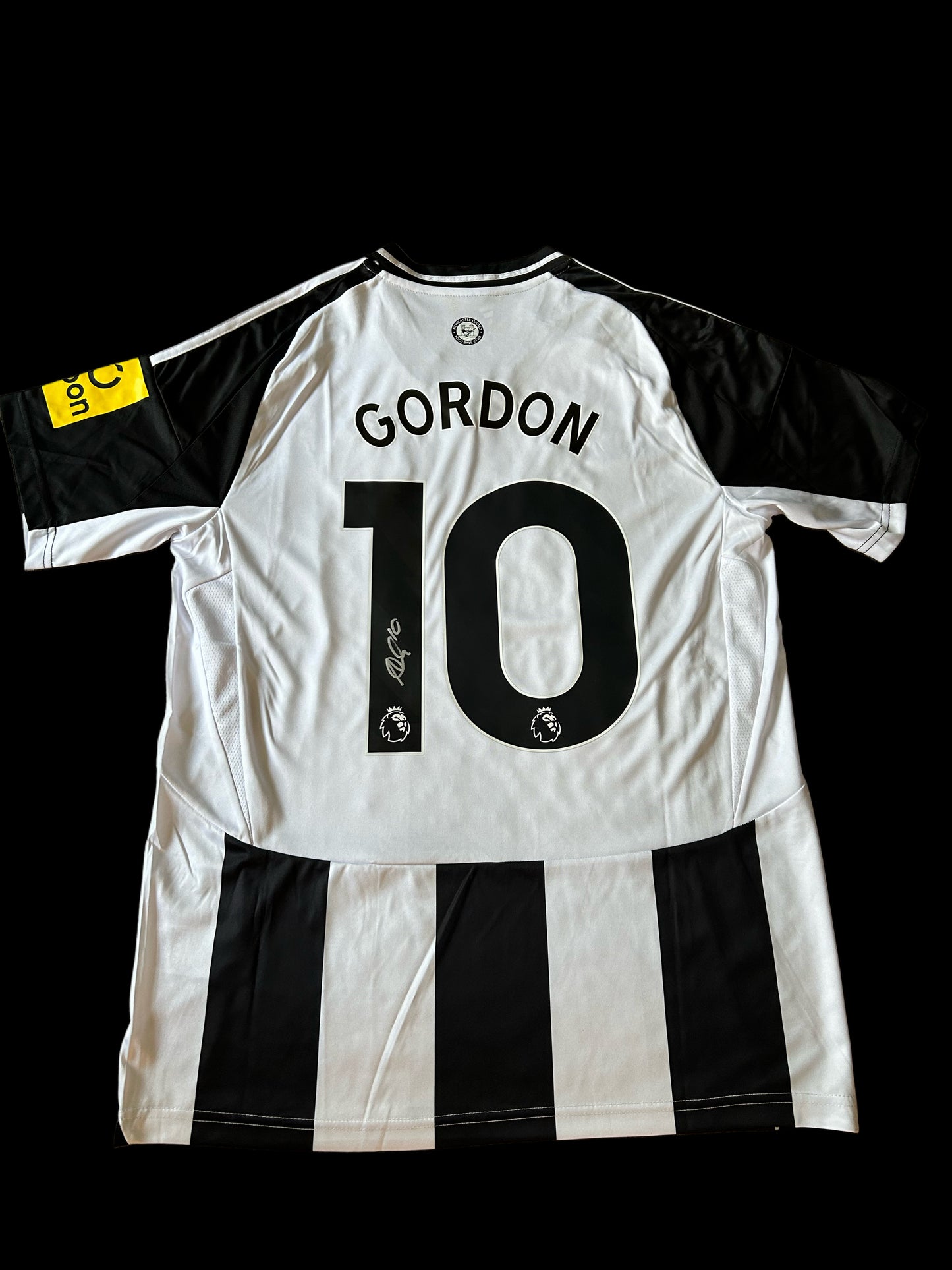 Anthony Gordon Newcastle United Hand Signed 2024-2025 Home Shirt