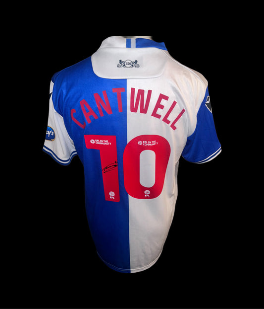 Todd Cantwell Blackburn Rovers 2025-26 Hand Signed Home Shirt