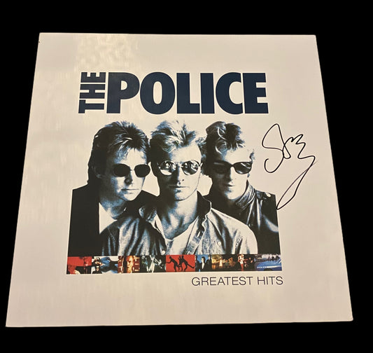 The Police - “Greatest Hits” Hand Signed By Sting Vinyl 1