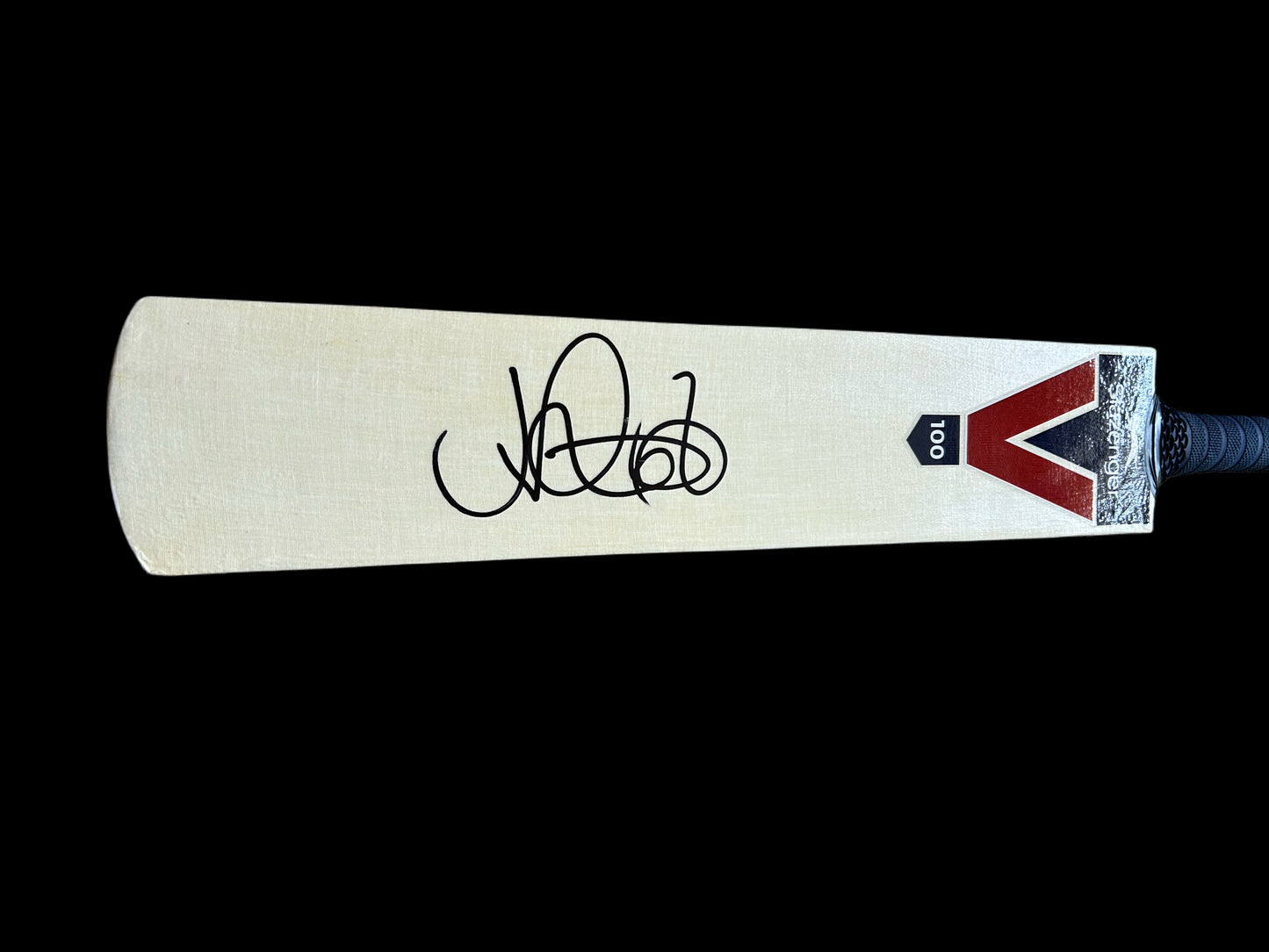 Joe Root Full Size Hand Signed Slazenger Cricket Bat 1