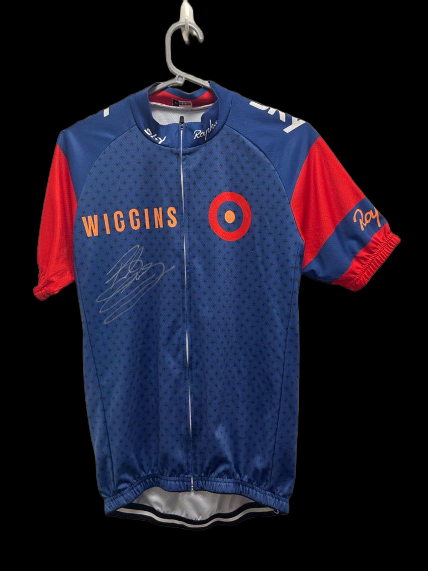 Bradley Wiggins Hand Signed Team Sky X Rapha Jersey.