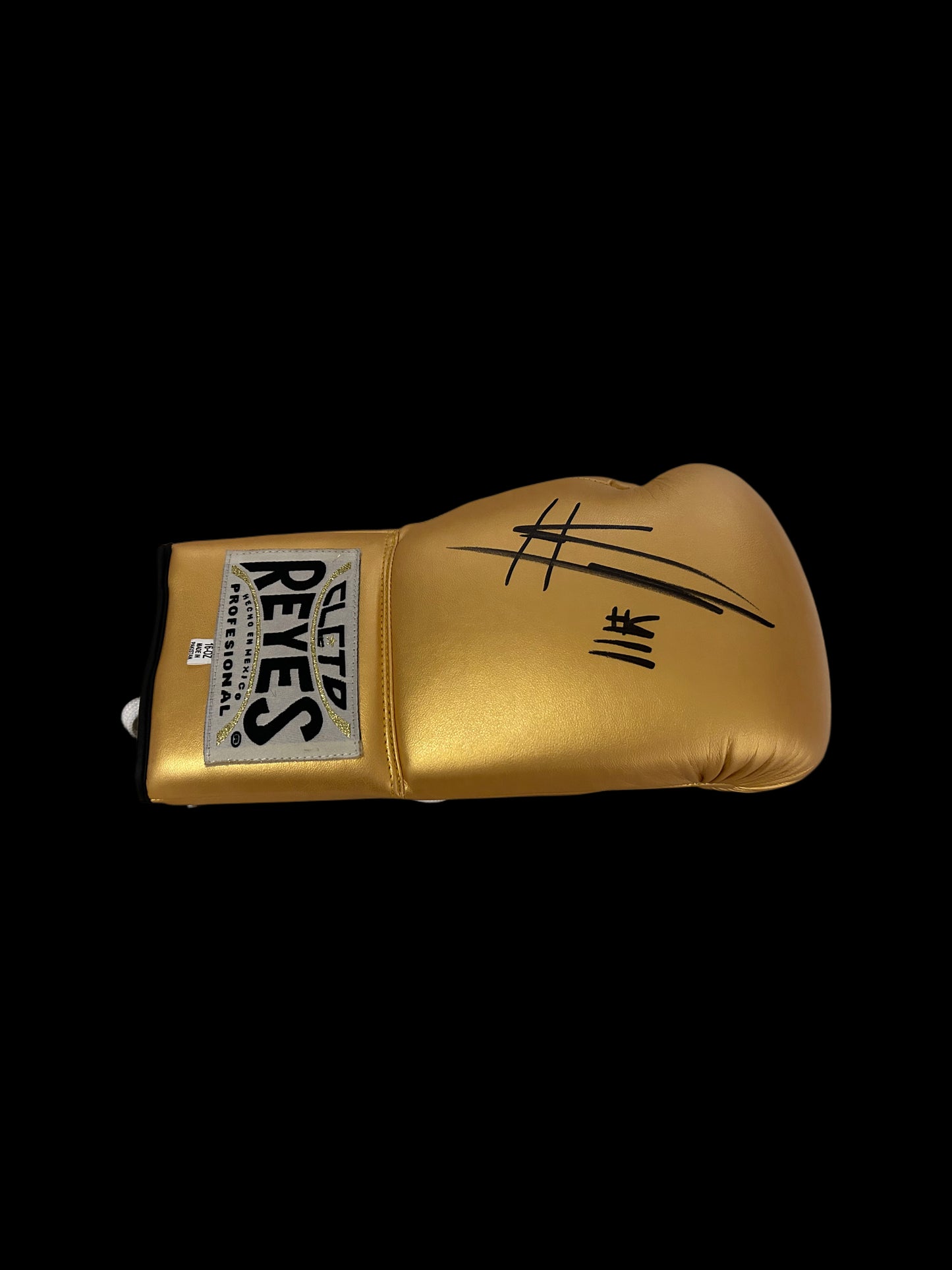 Hamzah Sheeraz Hand Signed Boxing Glove