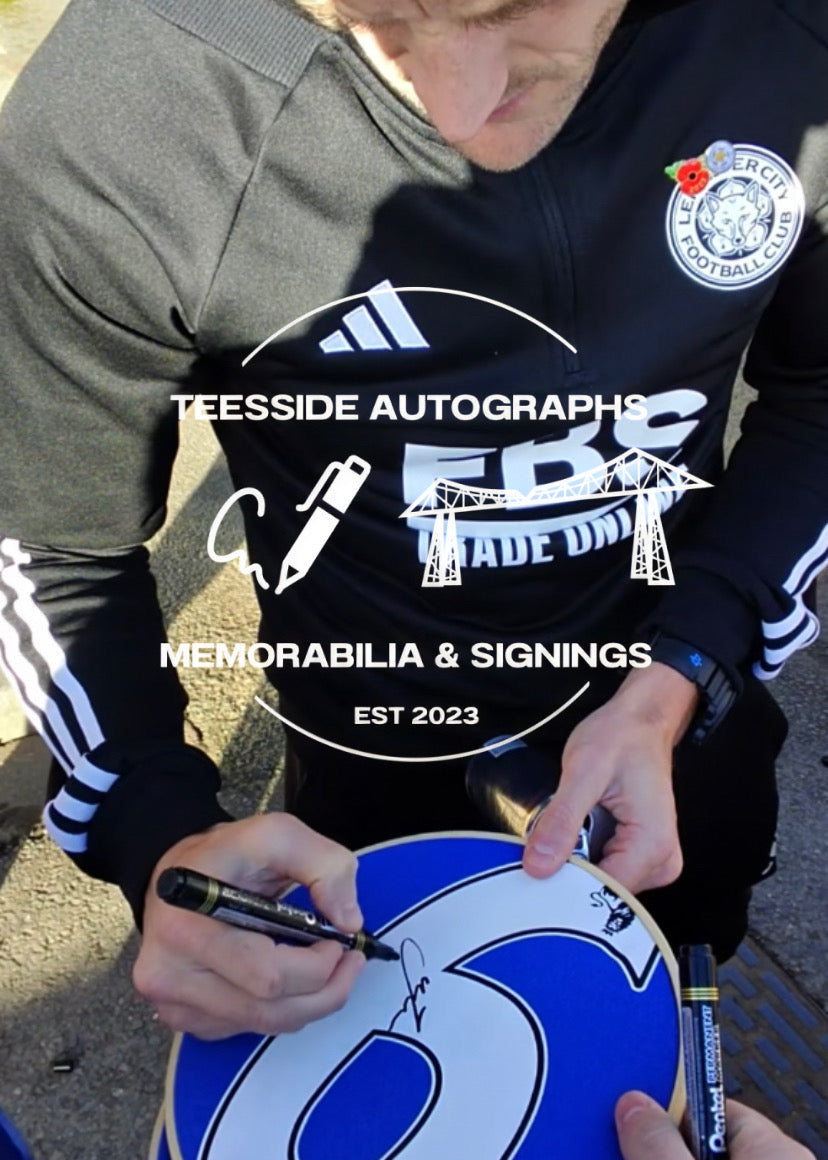 Jamie Vardy Leicester Hand Signed 2016-17 “Premier League Champions” Home Shirt