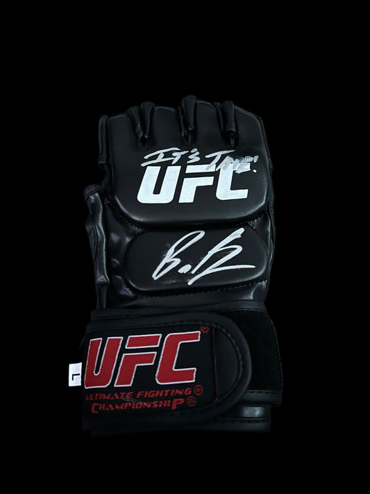 Bruce Buffer “ITS TIME!”  UFC Hand Signed Glove