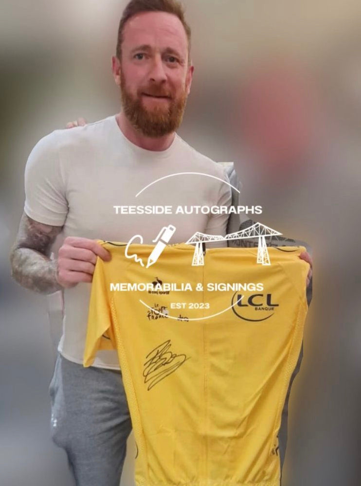 Bradley Wiggins 2012 Tour De France Hand Signed Yellow Jersey.